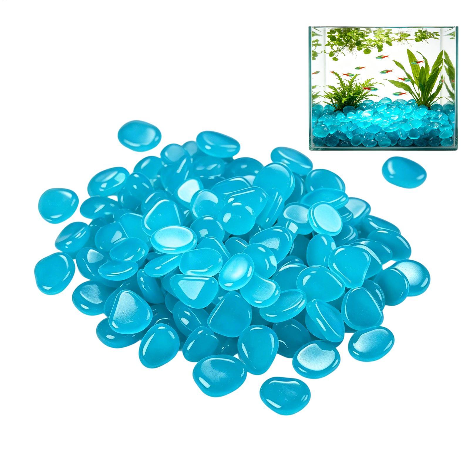Fish Tank Gravel - 300 pièces de galets lumineux en
