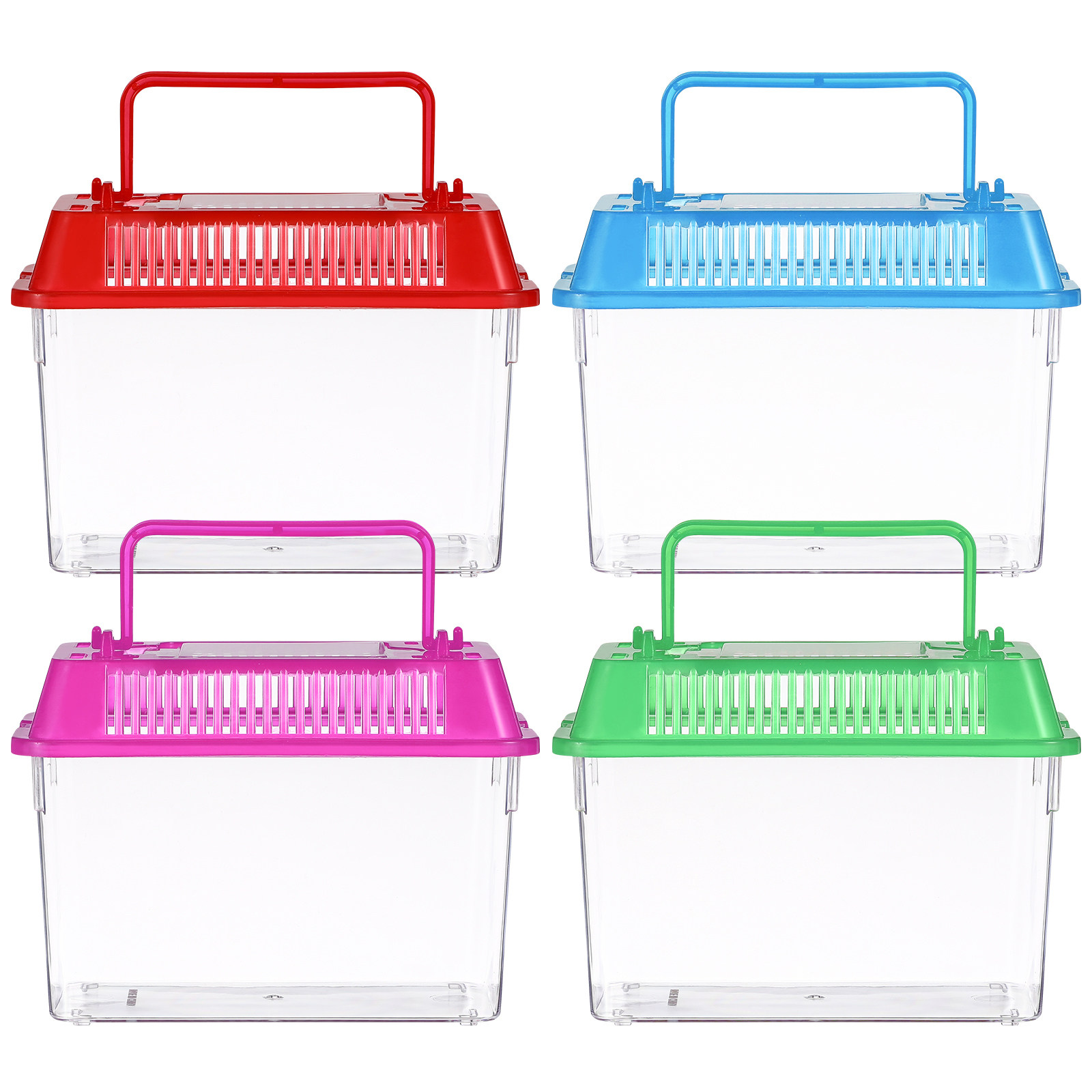 Betta Fish Tank - Mini aquarium portable en plastique pour