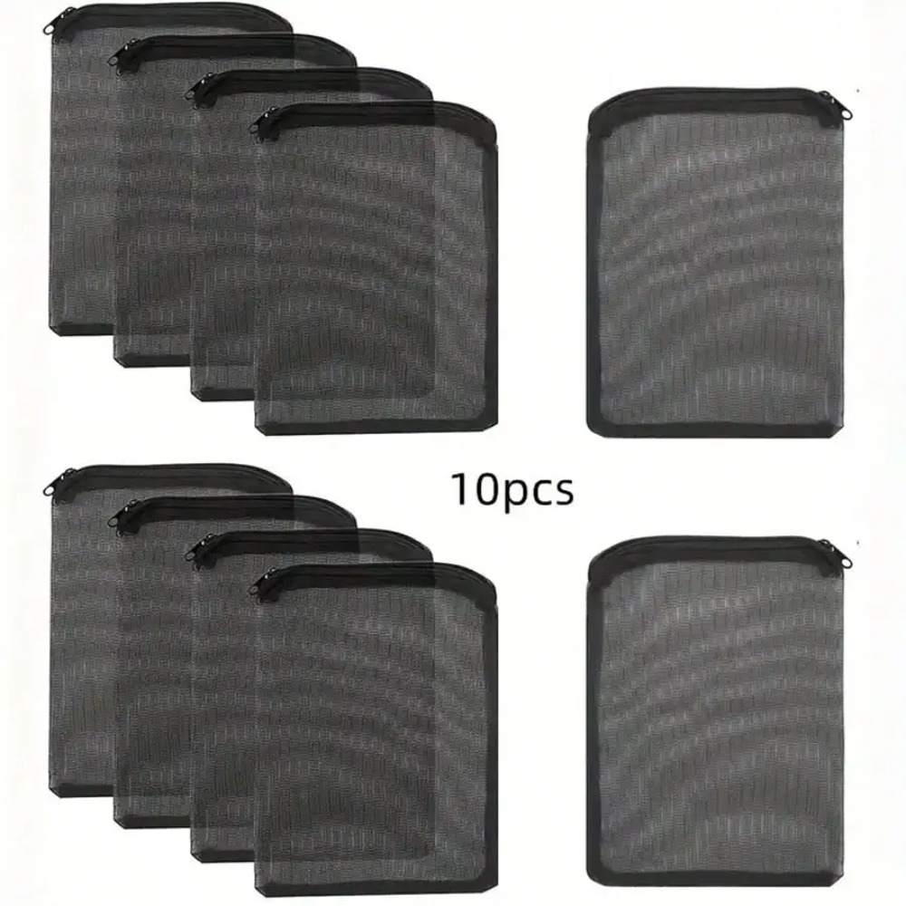 Aquarium Fish Keeping - Sacs filtrants en maille noire avec