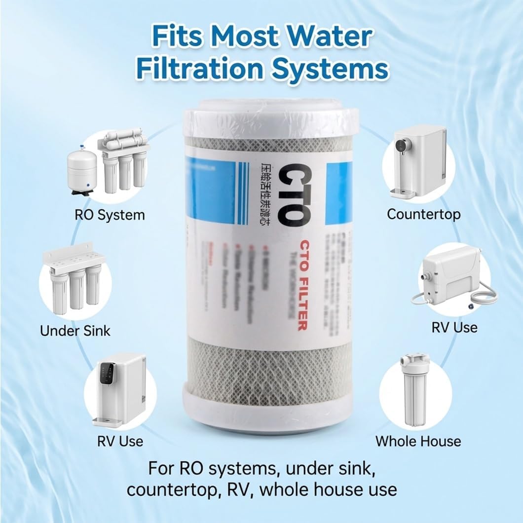 4 filtres à charbon actif CTO  - Fish Tank Filter avis et prix