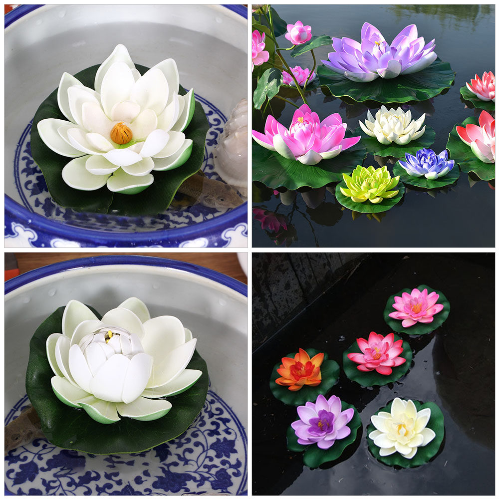 8 pièces, nénuphars flottants  - Aquarium Decor avis et prix