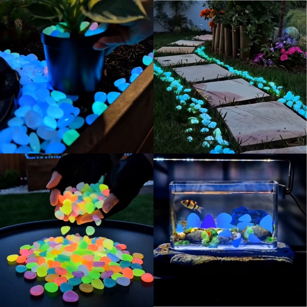 Galets lumineux colorés qui br - Aquarium Light avis et prix