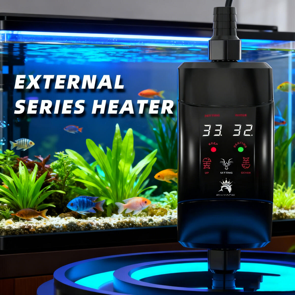 Tige chauffante externe 300W - - Fish Tank Heater avis et prix