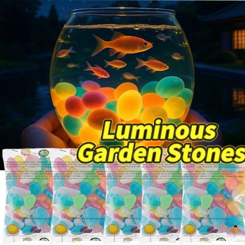 100-1000 pièces roche lumineus - Fish Tank Gravel avis et prix