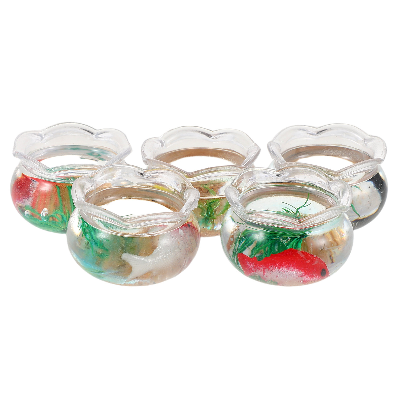 5 pièces, mini aquarium pour p - Aquarium Plants avis et prix
