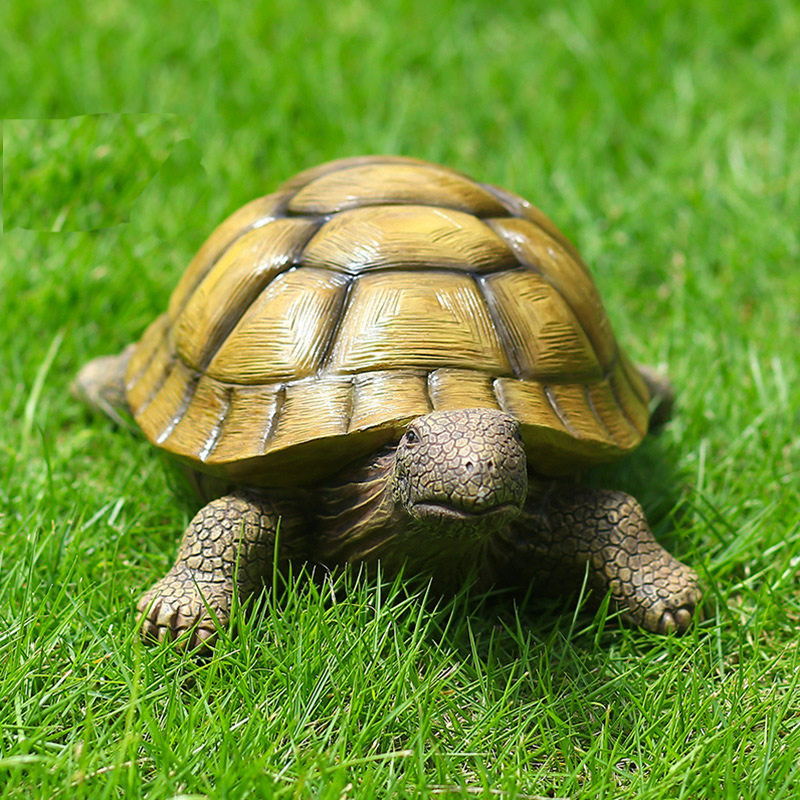 Tortue décorative en résine mi - Fish Aquarium Home avis et prix
